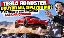 Tesla Roadster uçuyor mu, zıplıyor mu? Elon Musk’ın yeni otomobili şaşkına çevirdi!