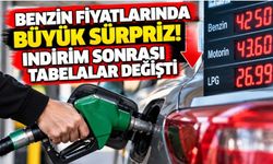 Benzin fiyatlarında büyük sürpriz! İndirim sonrası tabelalar değişti
