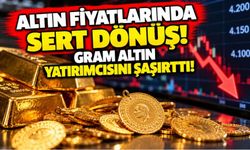Altın fiyatlarında sert dönüş! Gram altın yatırımcısını şaşırttı