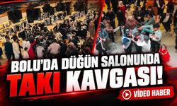 Bolu’da düğün salonunda takı kavgası
