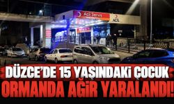 Düzce’de 15 Yaşındaki Çocuk Ormanda Ağır Yaralandı!