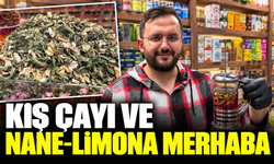 Kış çayı ve nane-limona "merhaba"