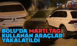 Bolu'da Martı TAG kullanan araçlar yakalandı