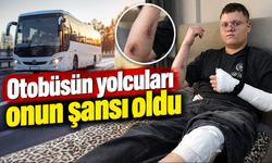Otobüsün yolcuları onun şansı oldu
