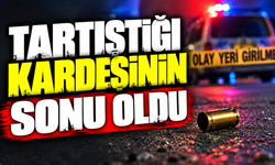 Tartıştığı kardeşinin sonu oldu
