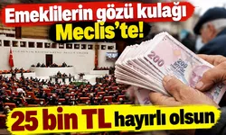 Bolu’da emeklilerin beklediği teklif Meclis’te! Kabul edilirse 25 bin TL hayırlı olsun