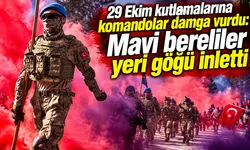 Bolu'da 29 Ekim kutlamalarına komandolar damga vurdu