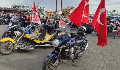 Motorculardan “İstiklal Sürüşü”: İstiklal Yolu’nu motosikletlerle geçtiler