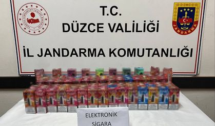 Jandarmadan kaçak elektronik sigara operasyonu