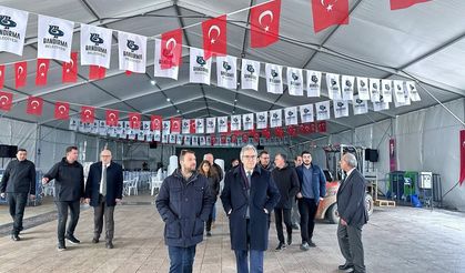 Bandırma Belediyesi iftar çadırı kurdu