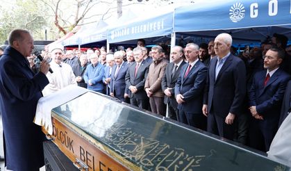 Cumhurbaşkanı Erdoğan, Kocaeli'de Burhan Abiş'in cenazesine katıldı