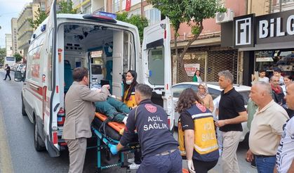 Yol ortasında inmeye çalıştı, kazaya sebep oldu: 1 yaralı