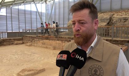 Restore edilen 'Cennet Bahçesi' mozaiği ziyarete açıldı