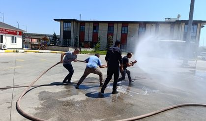 Sanayi kuruluşlarına yangın eğitimi