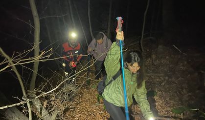 Bursa’da Saitabat Şelalesi’nde kaybolan iki kişi kurtarıldı