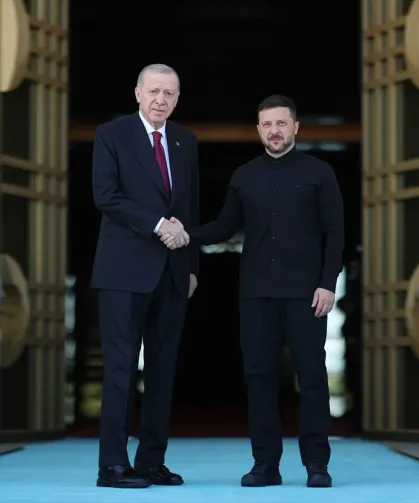 Cumhurbaşkanı Erdoğan, Zelensky ile bir araya geldi