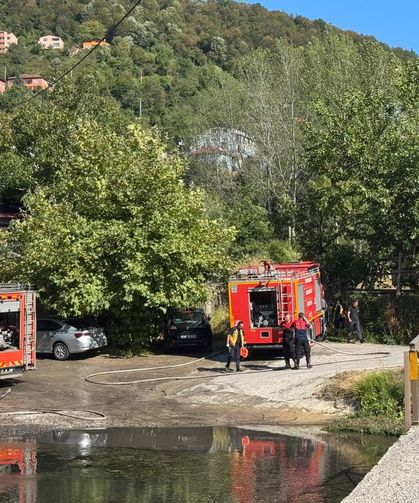 Zonguldak'ta ormanlık alanda çıkan yangın kısa sürede söndürüldü