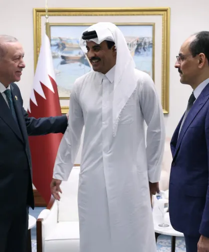 Cumhurbaşkanı Erdoğan, Katar'da önemli temaslarda bulundu