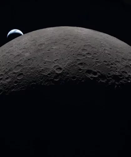 NASA paylaştı: Ay'ın yüzeyinden görüntülen Dünya