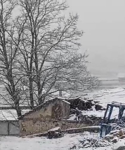 Eskişehir’in kırsalı mayıs ayında beyaza büründü