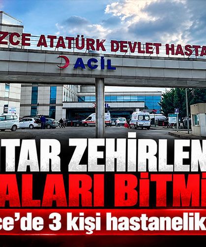 Düzce'de mantardan zehirlenme şüphesiyle 3 kişi hastaneye kaldırıldı