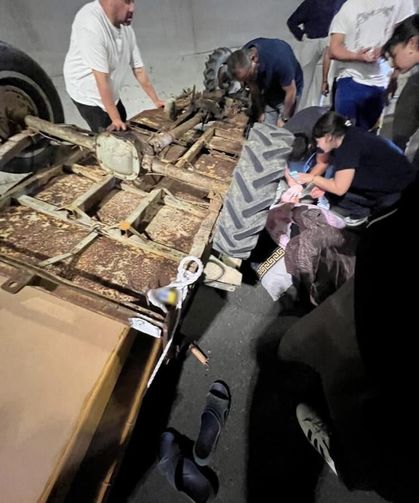 Sakarya'da tünelde patpat devrildi: 2 yaralı