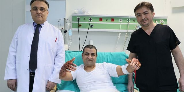Sinop'taki gemi yangınında yaralanan Mısırlı denizcinin hastanedeki tedavisi tamamlandı