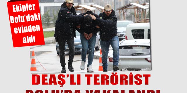 DEAŞ’LI TERÖRİST BOLU’DA YAKALANDI
