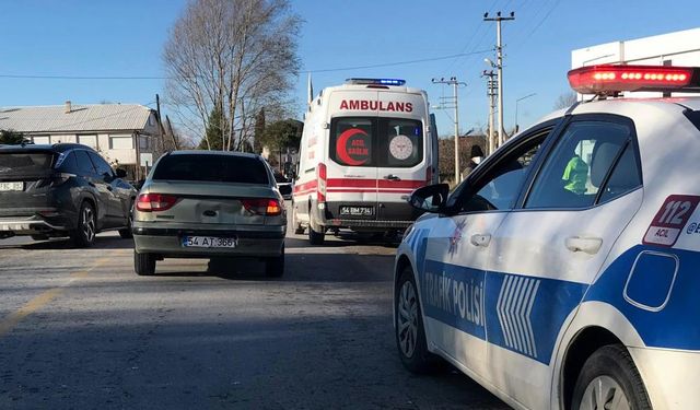 Babaanne ve 8 aylık torunu yaralandı