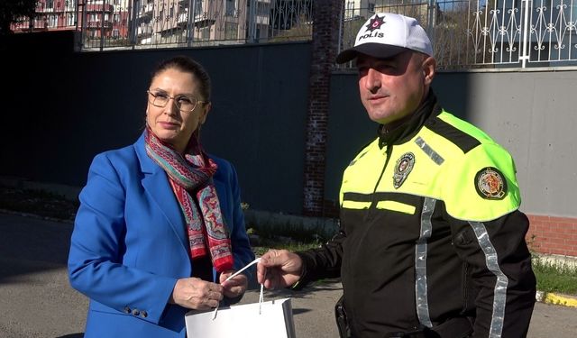 Trafik eğitimini tamamlayan 'Şahinler'e sertifikaları verildi