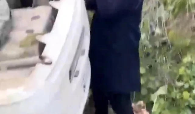 Bursa'da kaza yapan adam hiçbir şey yokmuş gibi yakınlarını arayıp espri yaptı!