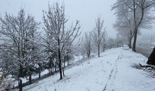 Düzce’de 26 köy yolu kar nedeniyle kapalı