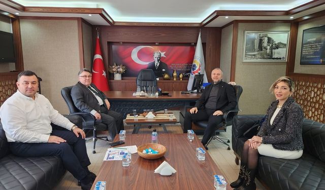 Rektör Özölçer’den Ereğli TSO Başkanı Keleş’e ziyaret