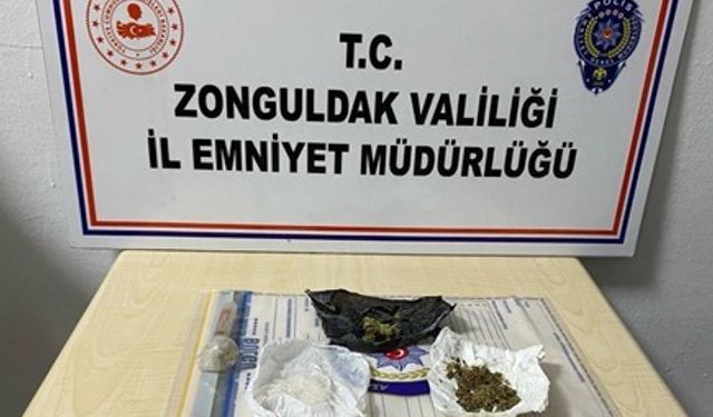 Zonguldak'ta çok sayıda uyuşturucu hap ele geçirildi
