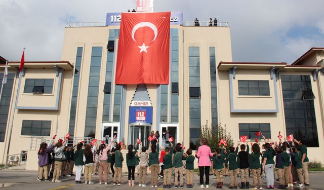 İlkokul öğrencilerine 112 anlatıldı