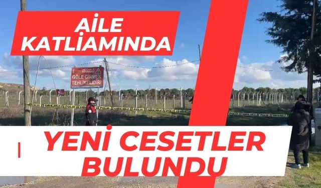 Aile katliamında yeni cesetler bulundu