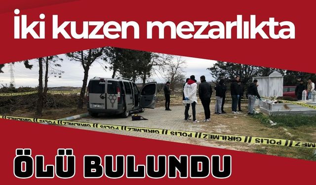 İki kuzen mezarlıkta park halindeki araçta ölü bulundu