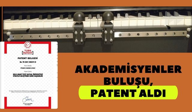 Akademisyenler buluşu, patent aldı