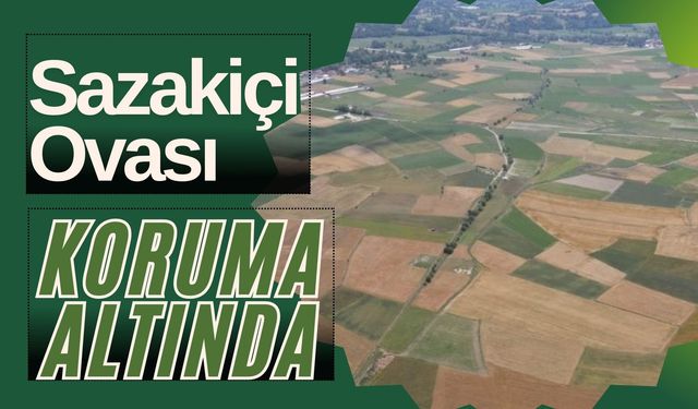 Sazakiçi Ovası Koruma Altında