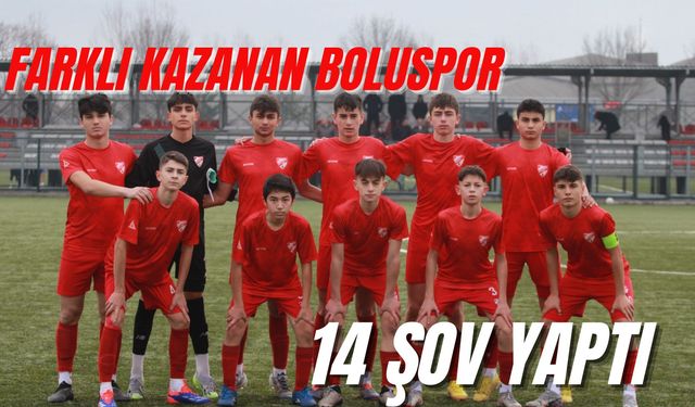 Farklı Kazanan Boluspor 14 Şov Yaptı