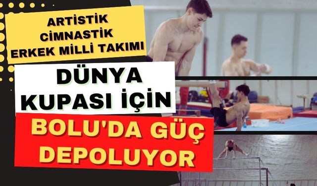 Artistik Cimnastik Erkek Milli Takımı, Dünya Kupası için Bolu'da güç depoluyor