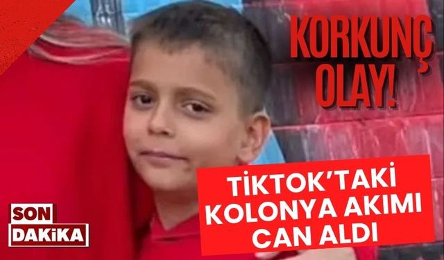 Korkunç olay! TikTok’taki kolonya akımı can aldı