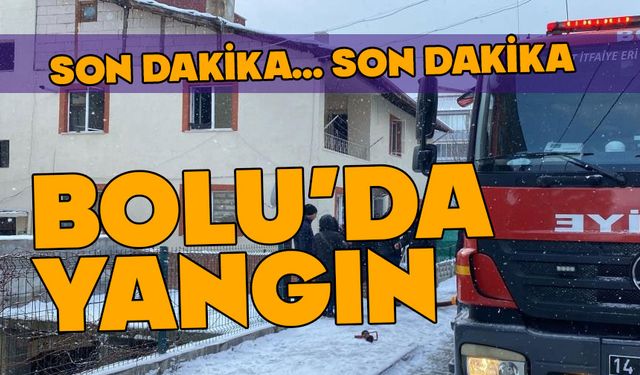 Bolu'da yangında 4 kişi etkilendi