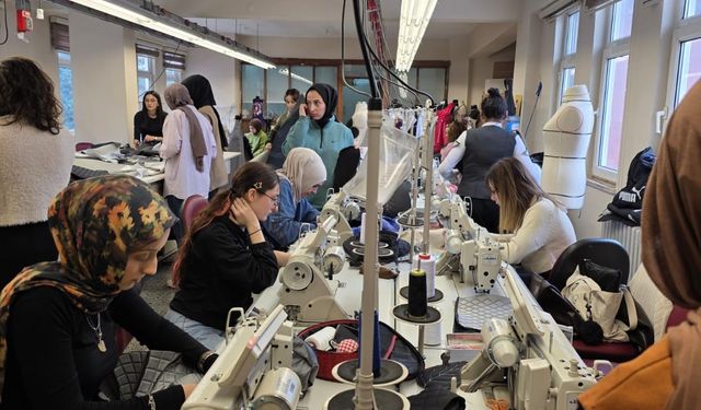 Dönüşüm atölyesinden kumaşa yeni bir şans