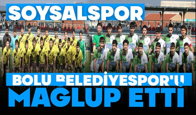 SOYSALSPOR, BOLU BELEDİYESPOR'U MAĞLUP ETTİ