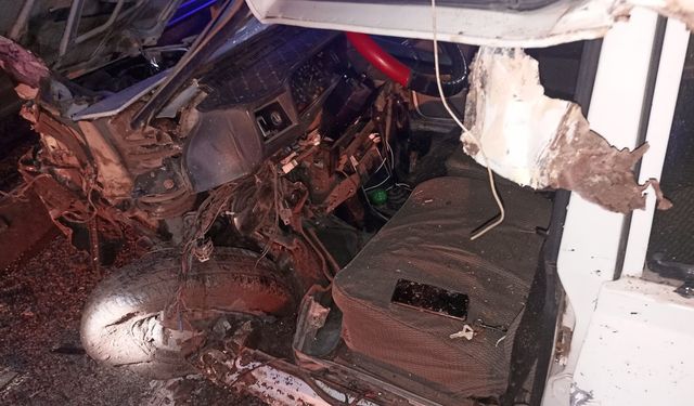 Balıkesir'de trafik kazası; 1 yaralı