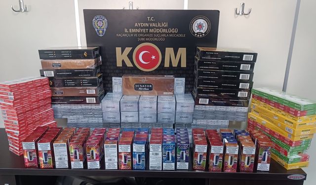 Aydın emniyeti KOM ekipleri kaçakçılığa geçit vermiyor