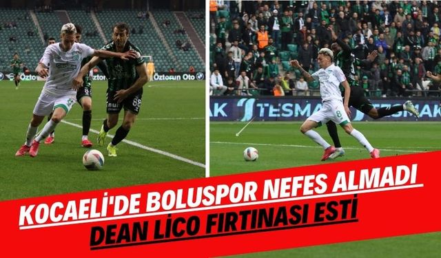 Kocaeli'de Boluspor Nefes Almadı