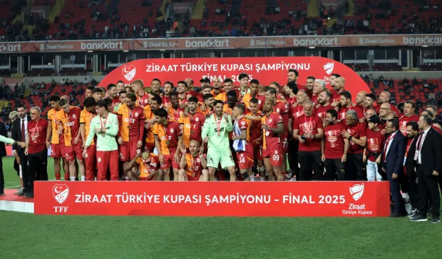 Trabzonspor'u yenen Galatasaray, Türkiye Kupası şampiyonu oldu