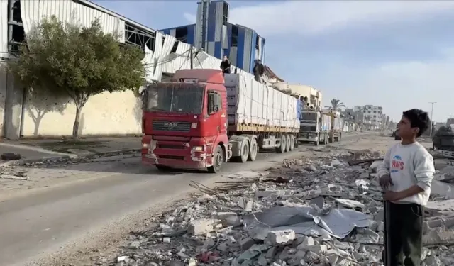 Gazze’ye 100 yardım tırı girdi